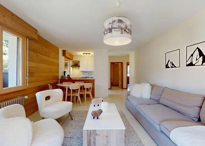 Modern Alpine With Sauna Apartamento Champéry